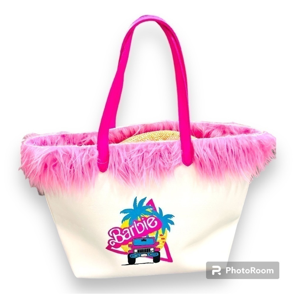 Barbie Tote Bag Handmade Custom Beach Bag